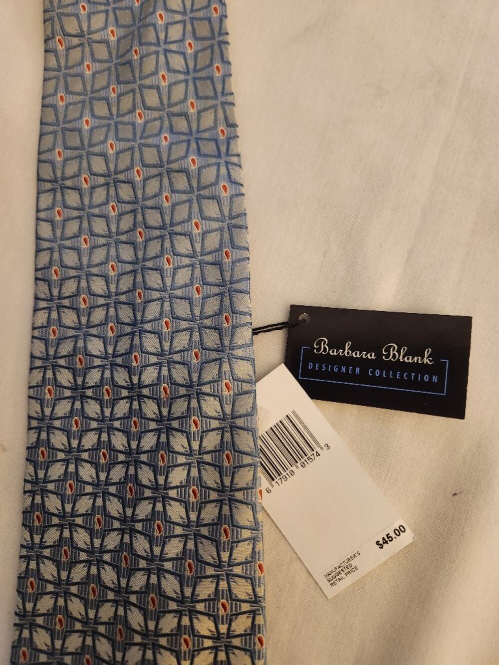 Barbara Blank Designer Collection Silk Tie- NWT
